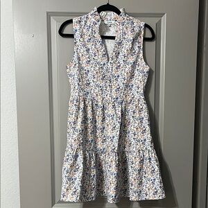 Fate Silver Sequin Embellished Sleeveless Mini Dress